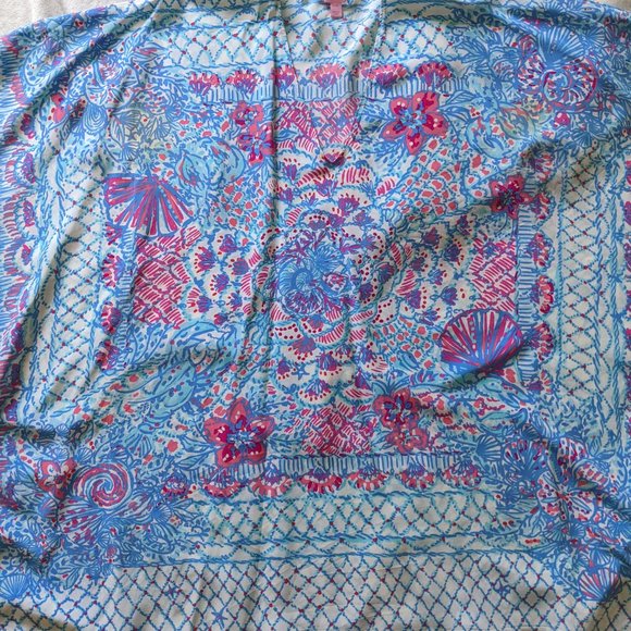 Lilly Pulitzer Lindamarie Caftan-Pichers picnic S/M - Picture 3 of 5